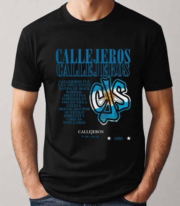 Producto - Remeras Negras Unisex Rock Nacional - 3