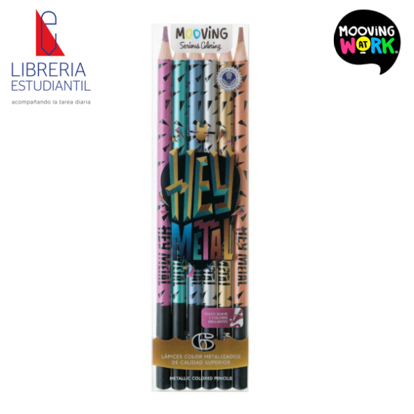 Producto - Mooving - Lápices metal x 6 colores