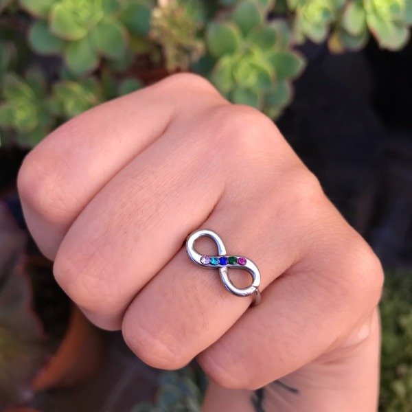 Producto - Anillo Infinito Cubic Colores