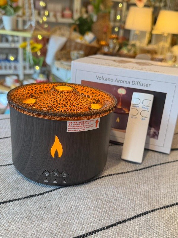 Producto - Humidificador volcán negro - (Efectivo: 66.000)