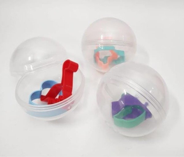 Producto - Esfera transparente con set de plastilina y cortante