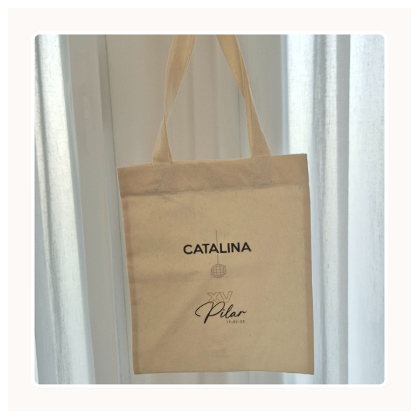 Producto - Bolsa de lienzo o tusor personalizada - 7