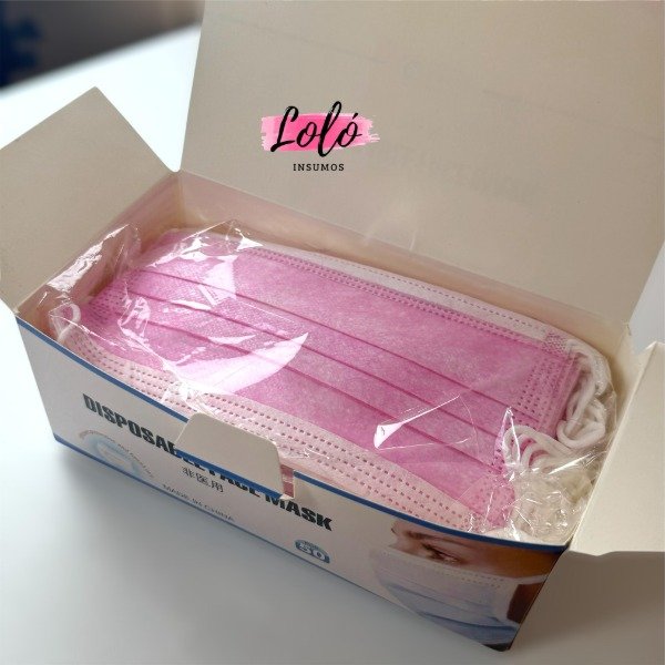 Producto - Barbijos Descartables Rosa x 30 unidades