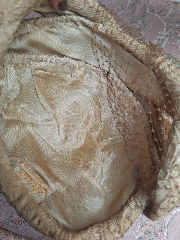Producto - Casquete con redecilla y moño Terciopelo - 5