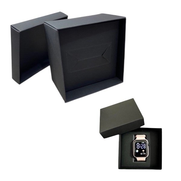 Producto - Cajitas Cuadras Negras X12