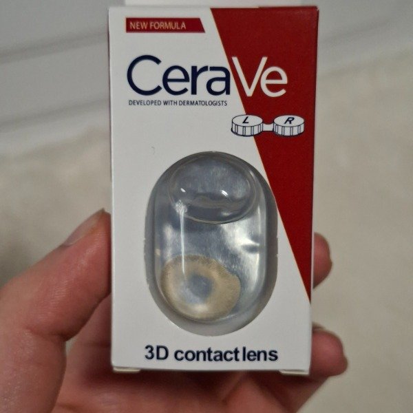 Producto - Lentes de contacto miel/marrón con estuche y aplicador CeraVe