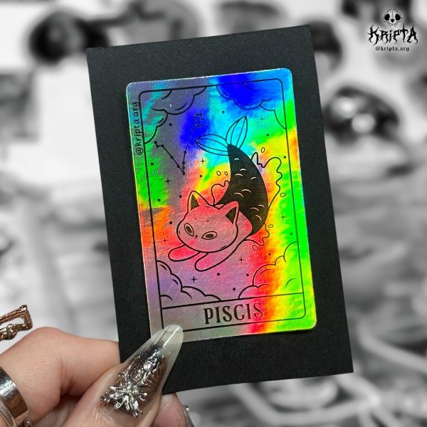 Producto - Sticker "Michi Zodiacal" - Piscis