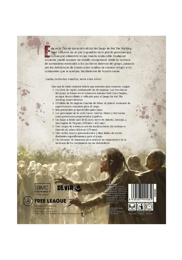 Producto - The Walking Dead Universe Roleplaying Starter Set - 2