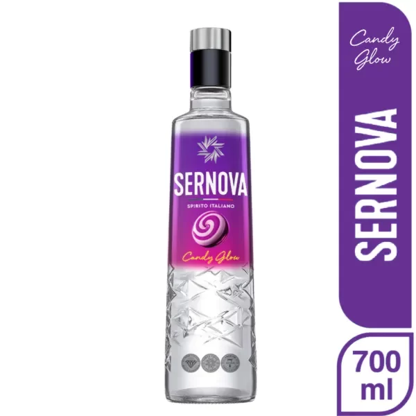 Producto - vodka candy glow 700ml [SERNOVA]