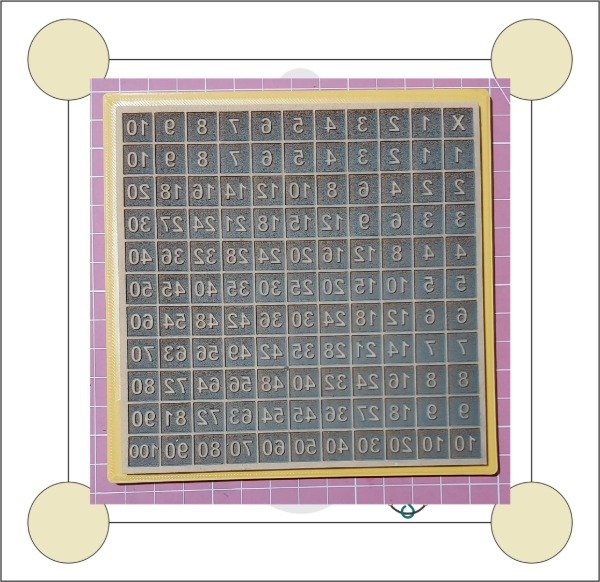 Producto - Sello Escolar Tabla Pitagorica