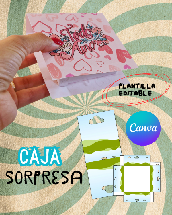 Producto - CAJAS SORPRESA PARA SAN VALENTÍN EDITABLE