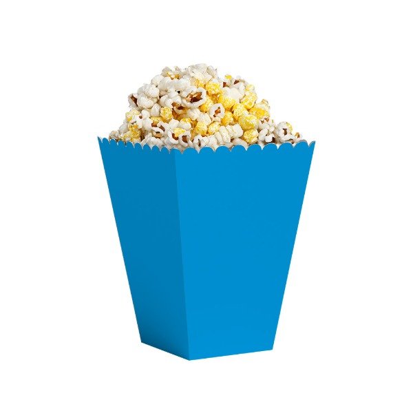 Producto - Cajita pochoclera x10un color celeste