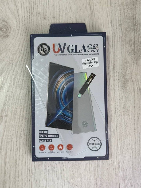 Producto - PROTECTOR DE PANTALLA CURVO UV INFINIX HOT 60 PRO PLUS