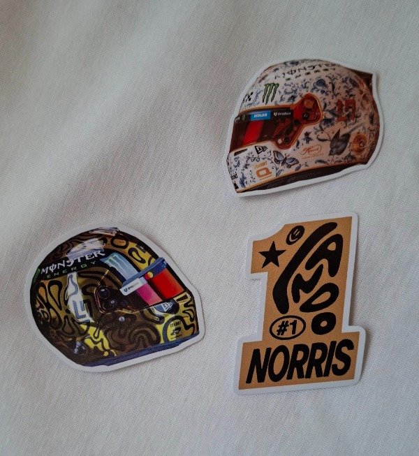 Producto - 3 Stickers Lando Norris