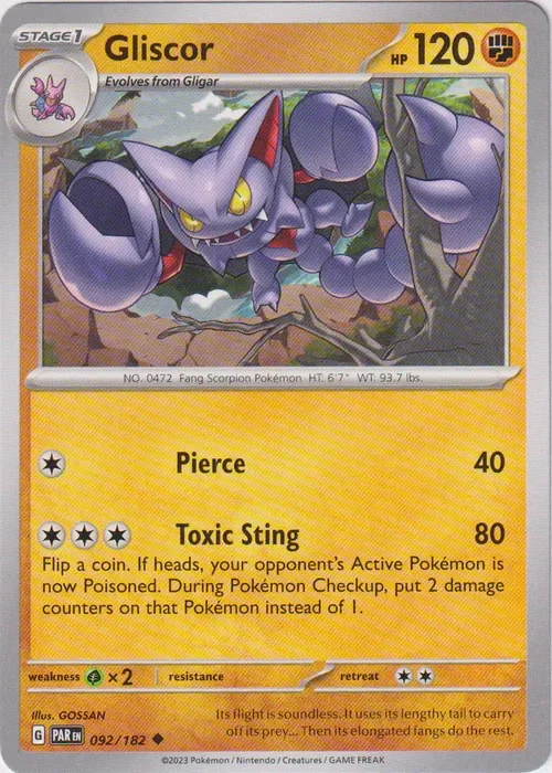 Producto - Gliscor - 092/182 - Paradox Rift