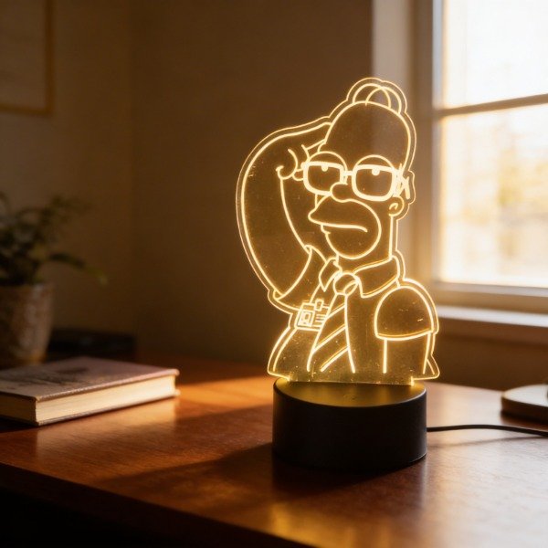 Producto - Velador Led Homero intelectual