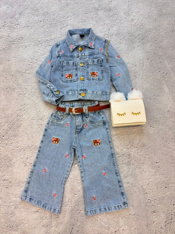 Producto - Conjunto denim beba ositos