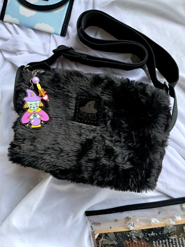 Producto - Cartera de peluche negro