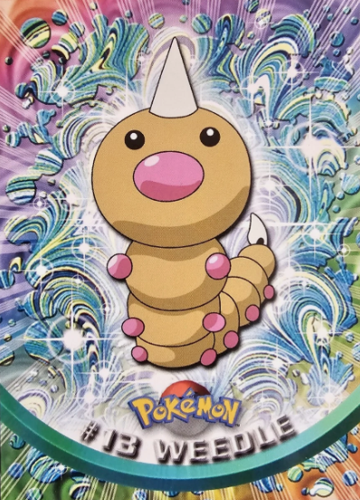 Producto - #13 Weedle Black Logo Topps TV Animation Edition 1999