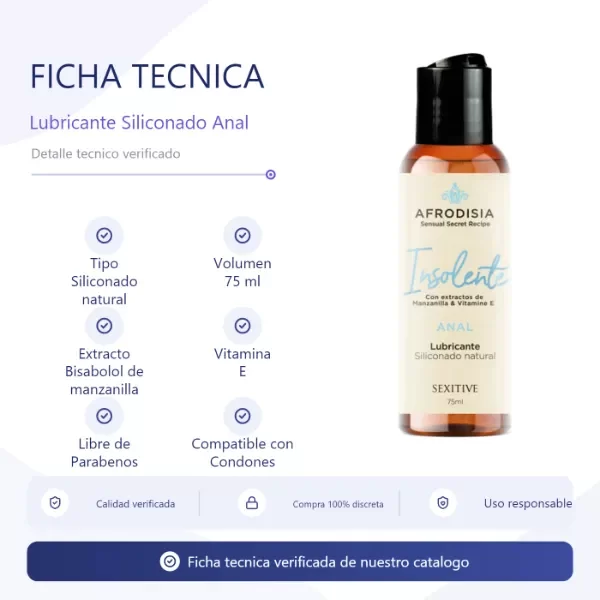 Producto - Afrodisia Insolente Anal (siliconado) - 1