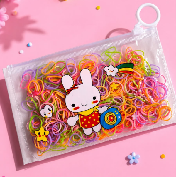 Producto - Estuche de Gomitas Elásticas Colores Flúor - 0