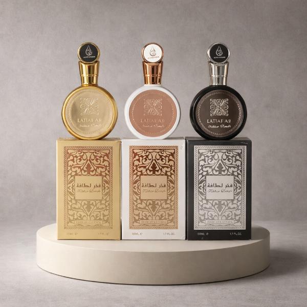 Producto - Set G5 Fakhar Colection x3u 50ml c/u