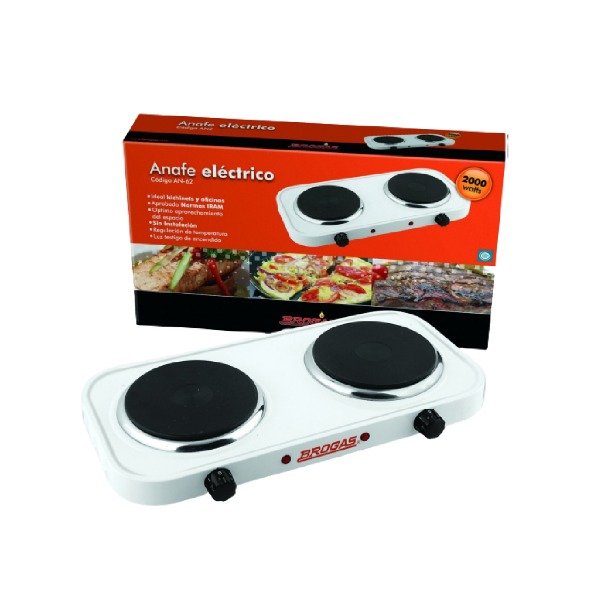 Anafe Electrico Brogas 2 Hornalla Cocina Anafes Calentador