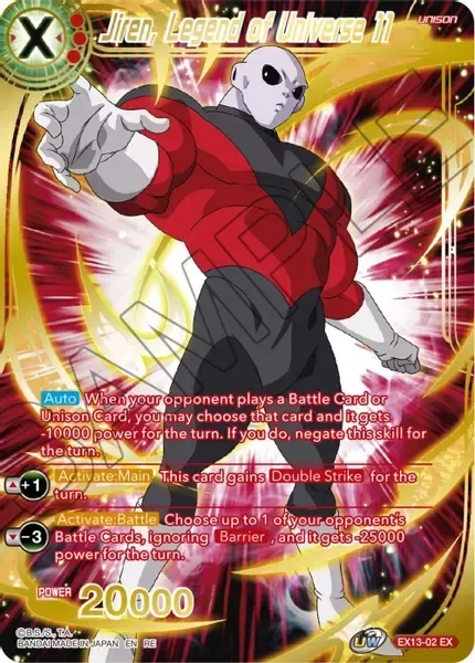 Producto - EX13-02 - Jiren, Legend of Universe 11 - EX# - Alternative