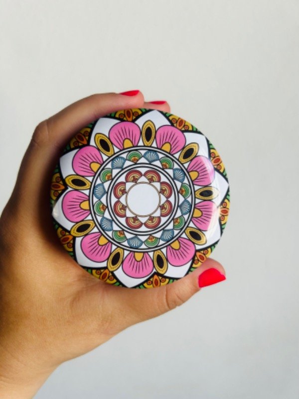Producto - Vela perfumada en latita mandala - 6