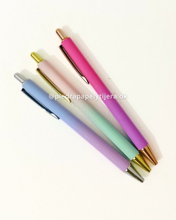 Producto - Bolígrafo metálico pastel