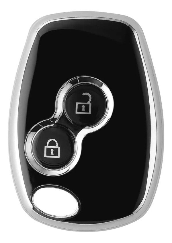 Producto - FUNDA TPU VIRA PLATEADA RENAULT SANDERO DUSTER CLIO KANGOO 2 BOT