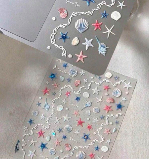 Producto - Plancha deco stickers marino - 0