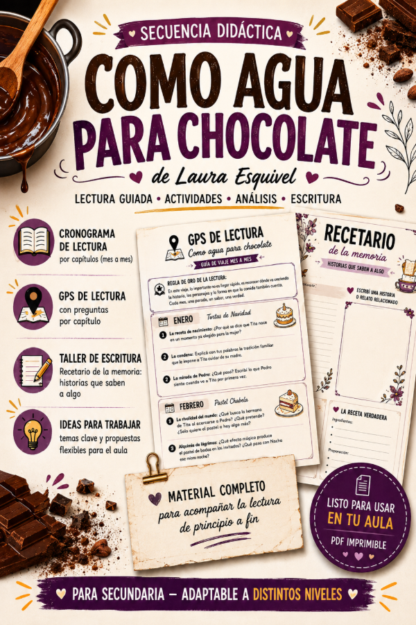 Producto - SECUENCIA DIDÁCTICA "COMO AGUA PARA CHOCOLATE"