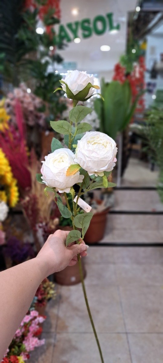 Producto - VARA DE ROSAS X3 CON PIMPOLLO