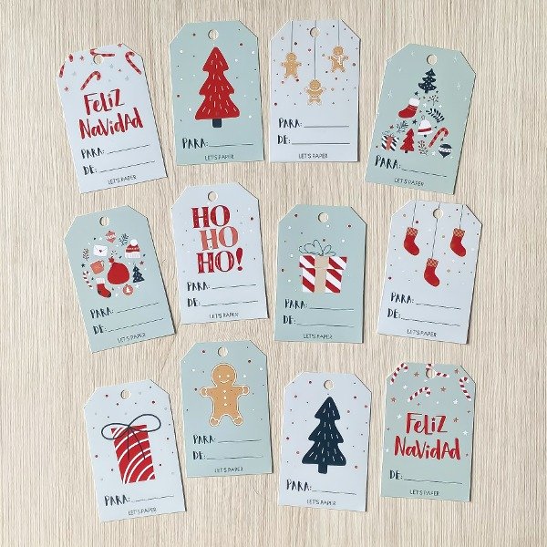 Producto - Tags Navidad Aqua