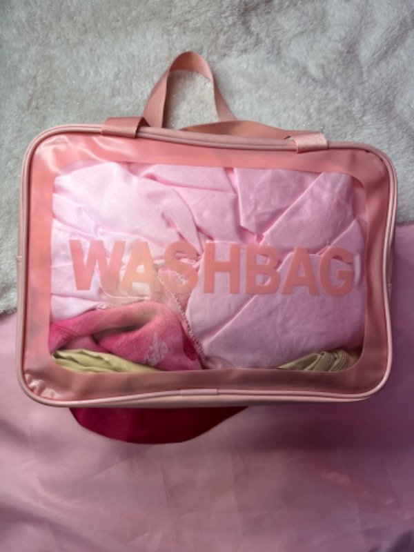 Producto - Porta comestico grande washbag Rosado