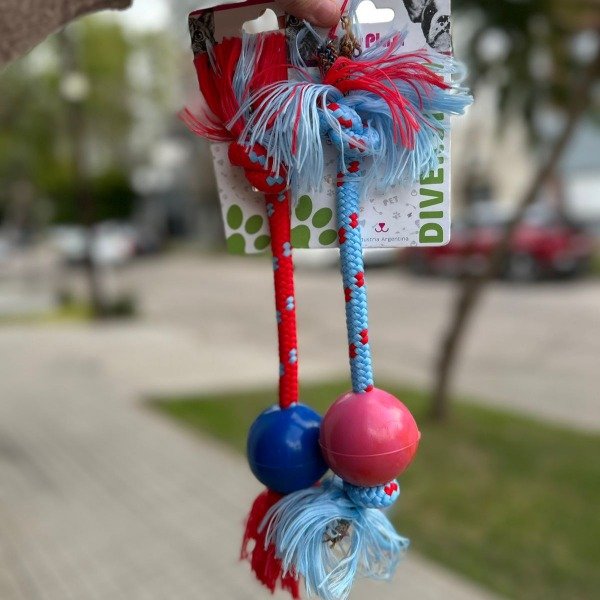 Producto - Soga alpina simple con pelota de goma