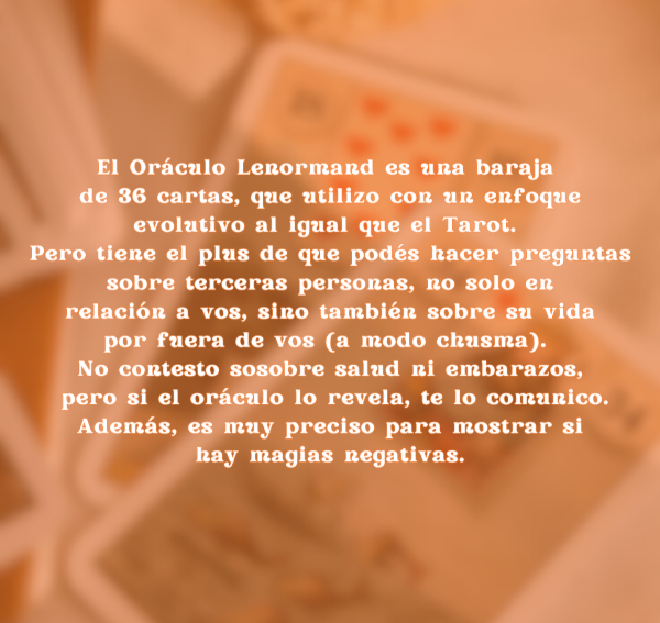 Producto - 1 pregunta al Oráculo Lenormand - 2