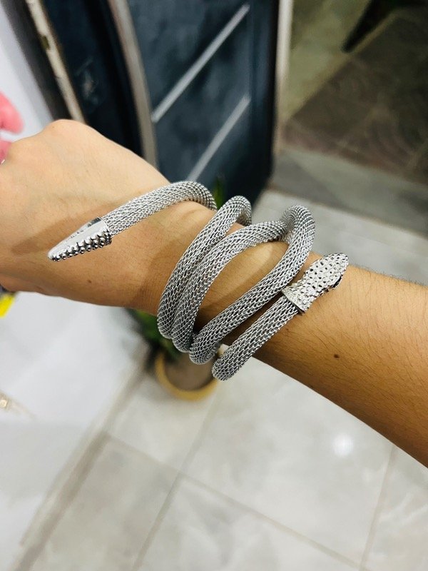 Producto - Brazalete/Collar Serpiente Silver