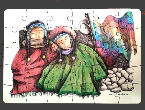 Producto - Rompecabezas "Abrigo andino"