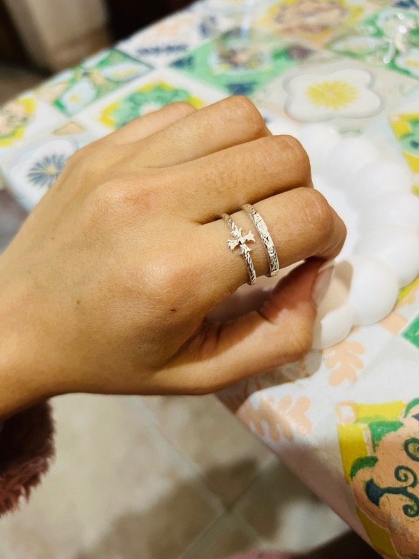 Producto - Anillo doble cruz