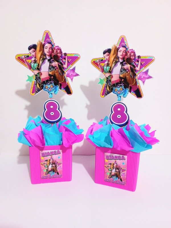 Producto - Centro de mesa guerreras kpop