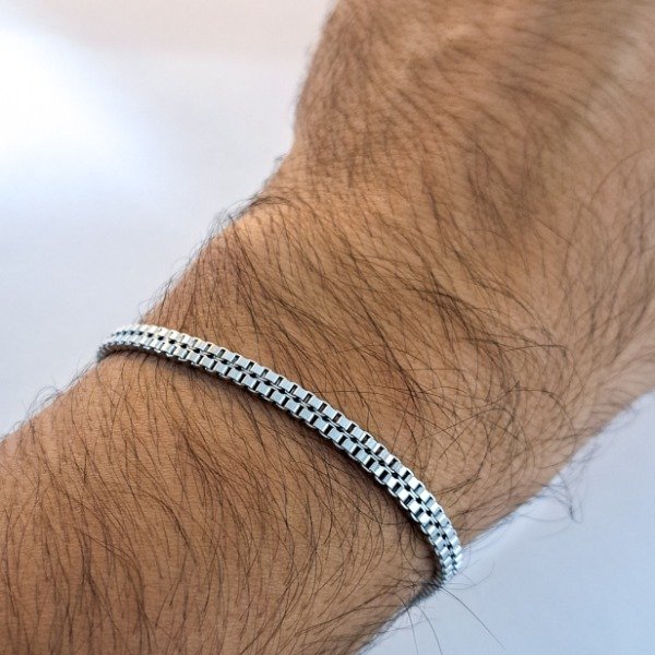 Producto - Pulsera veneciana 4 mm 19 cm