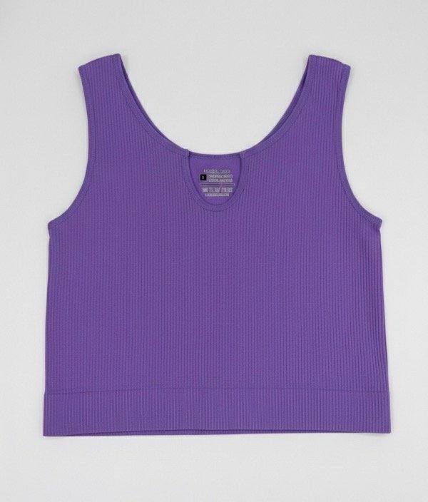 Producto - Crop Top Acanalado V T.L - 3