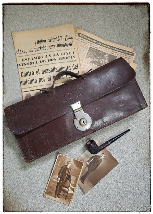 Producto - Maletín Portafolio Cuero Marrón