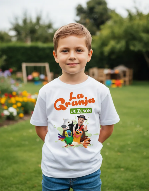 Producto - REMERA - LA GRANJA DE ZENON - ALGODON NIÑOS TALLE 6 - 0