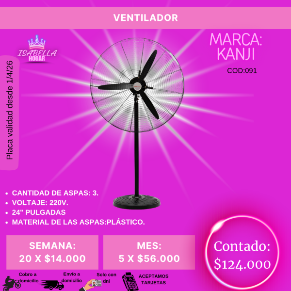 Producto - VENTILADOR KANJI 24"