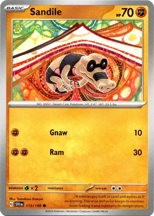 Producto - Sandile - 115/198 - Scarlet and Violet