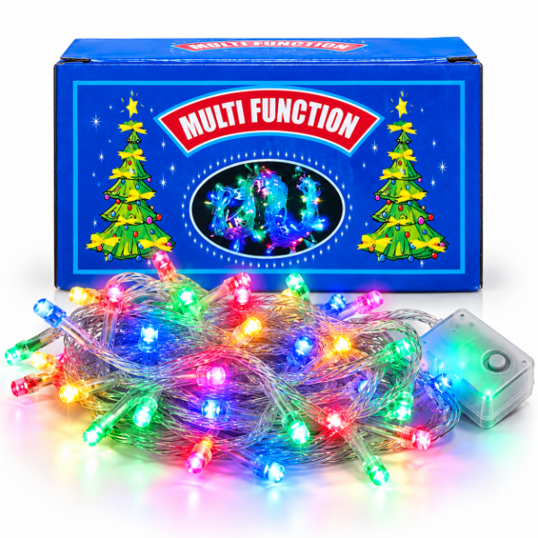 Producto - Luz MULTICOLOR Arroz Navidad 9 Metros - 0