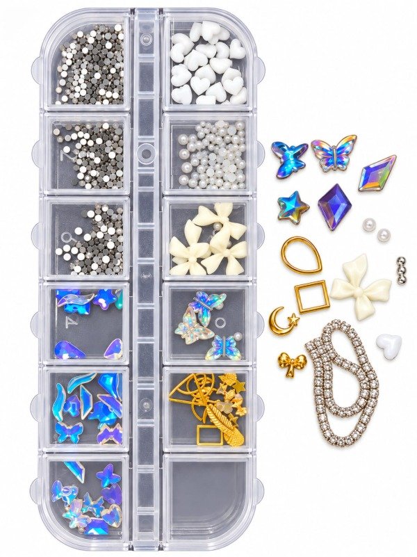 Producto - DECORACION STRASS, FORMAS TORNASOL, CADENA CHERIMOYA